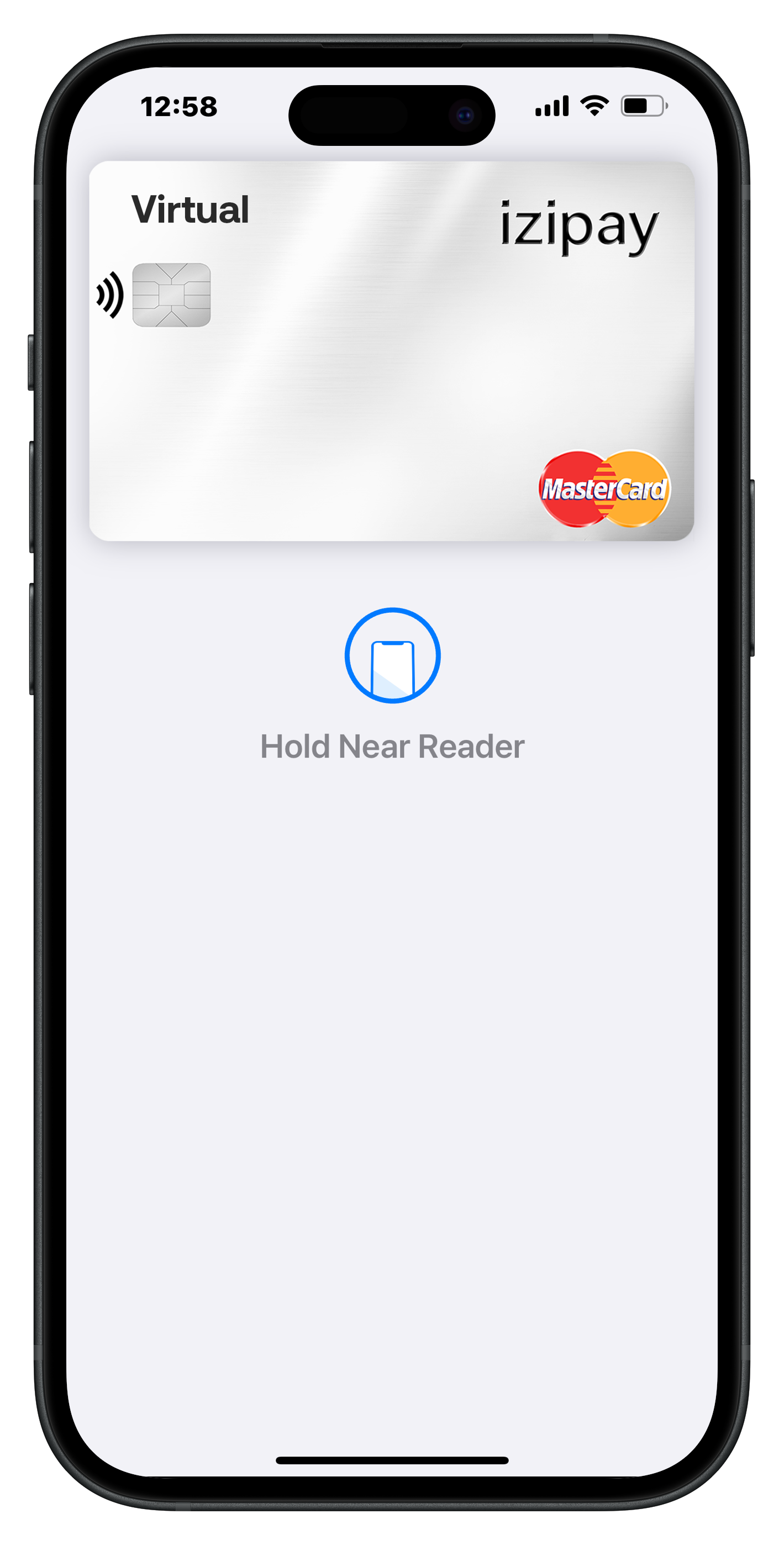 IZIPAY Virtual Crypto Card - Instant digital card for online payments