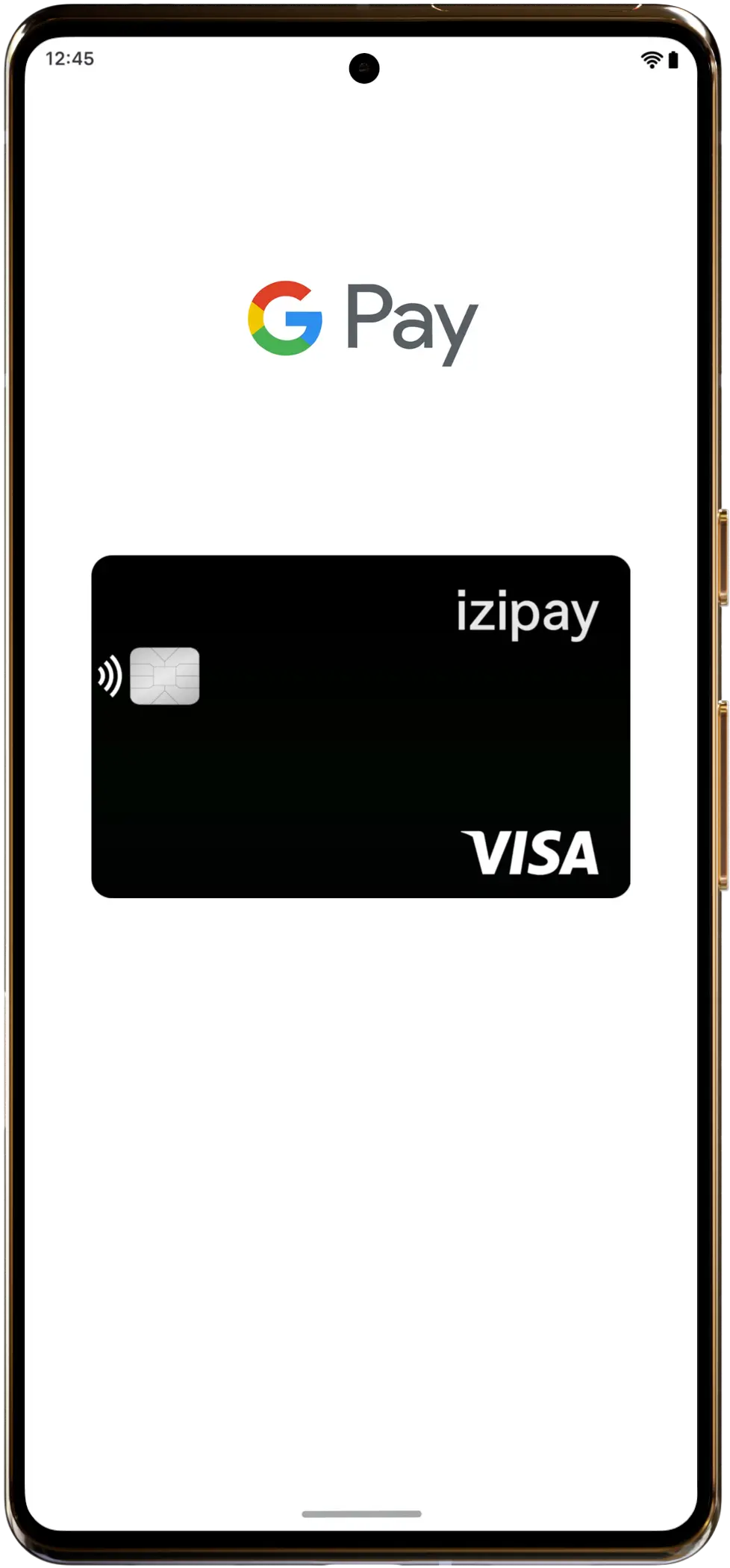 IZIPAY Visa Card in Google Pay Wallet