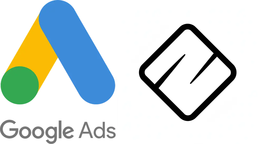 Kripto ile Google Ads ödemesi yapmak için Google Ads logosu ve kripto sembolü.