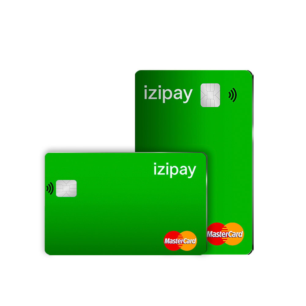 IZIPAY Physical Crypto Debit Card - Global ATM Access